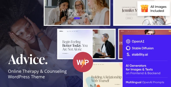 Advice – Psychology, Therapy & Counseling Theme